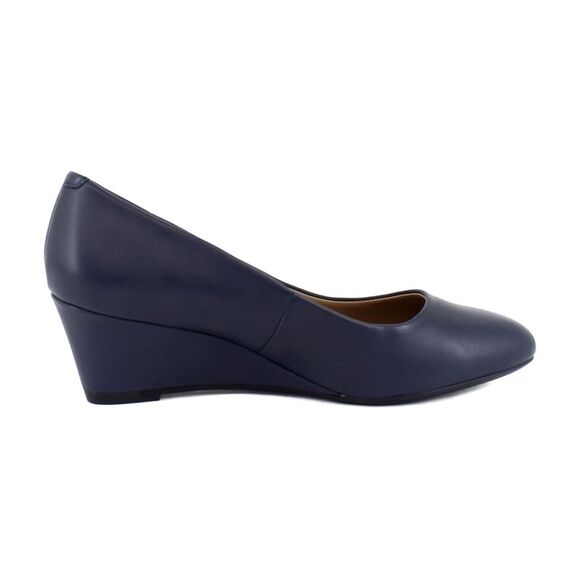 Aerosoles Iris Navy Leather (Wide) - Picture 8 of 8